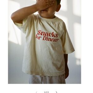 Foster Collection Snacks for Dinner Tee